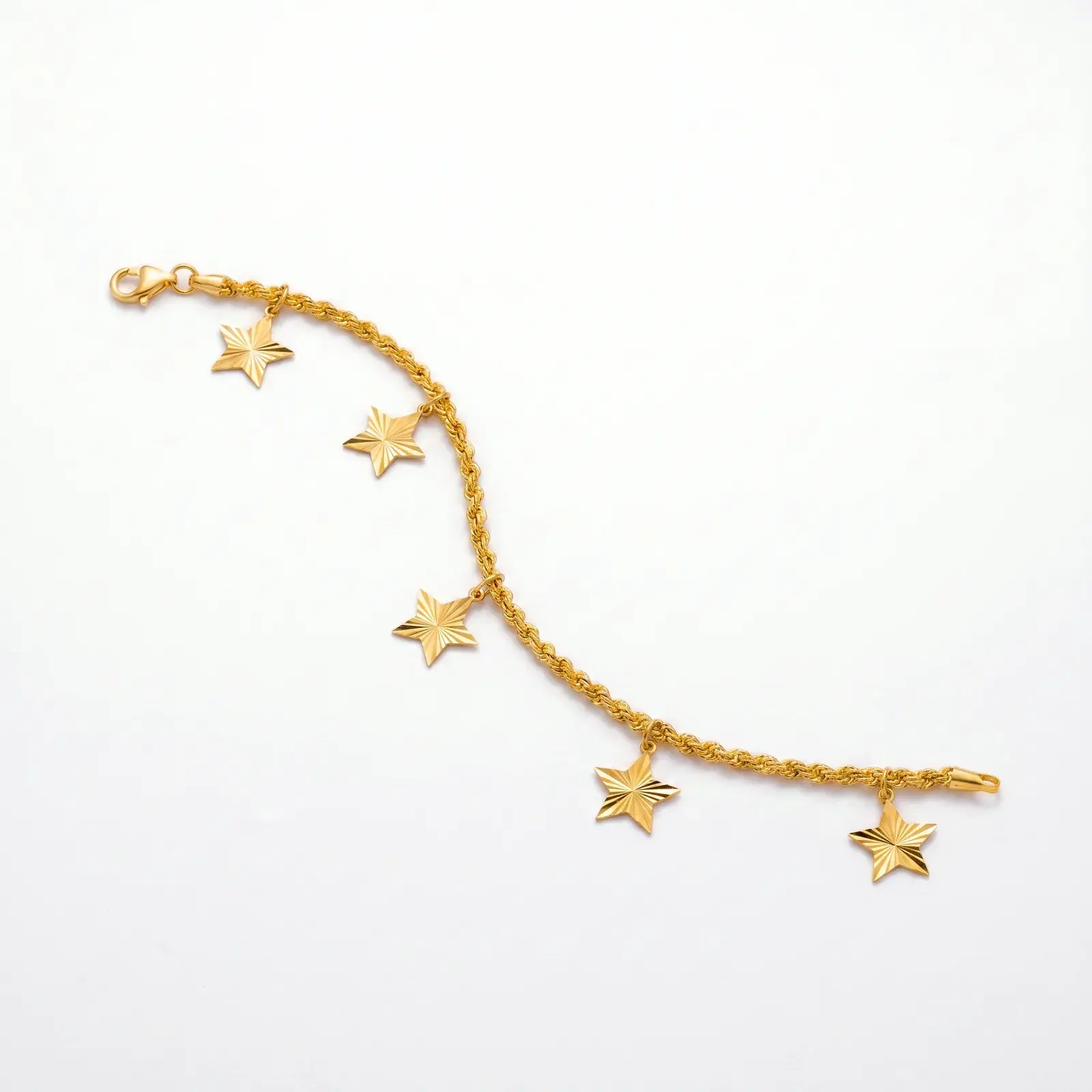 Twisted Chain Star Bracelet